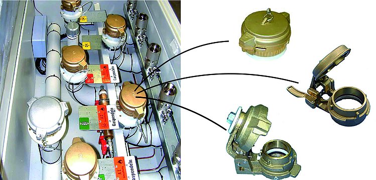 Werkseitige Gesamtinstallation „Abfülltechnik“