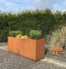 Hochbeet-2er-Corten